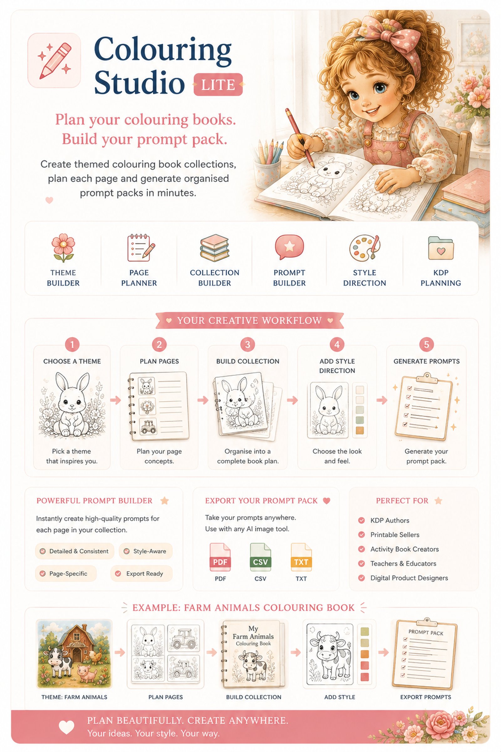 Colouring Studio activity page artwork