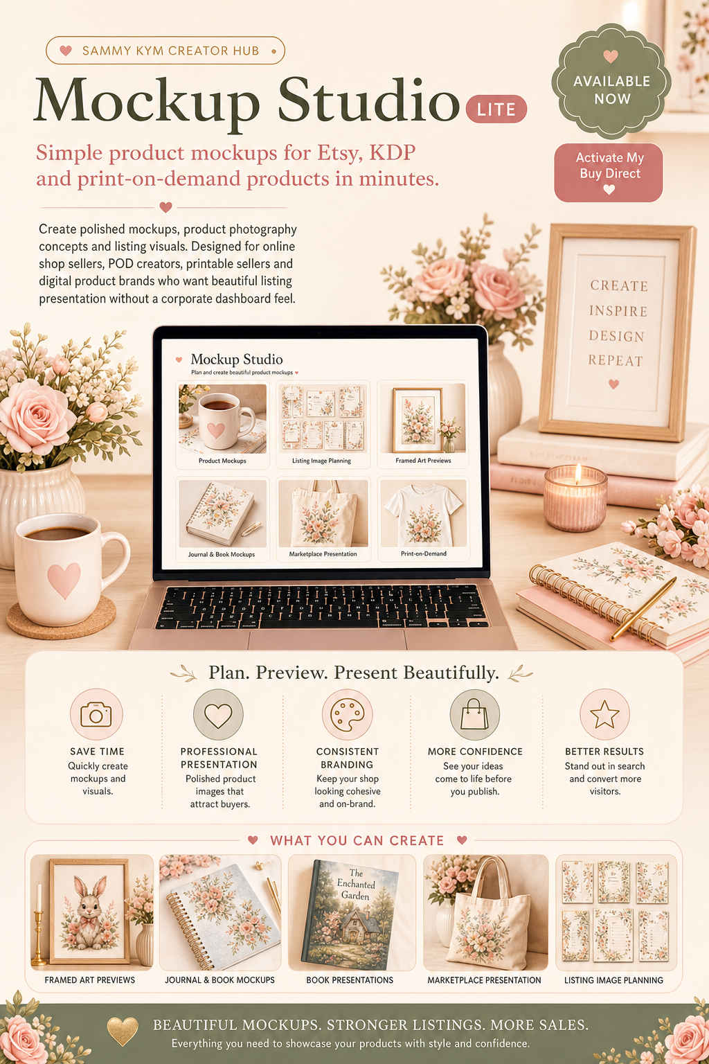 Mockup Studio product presentation artwork
